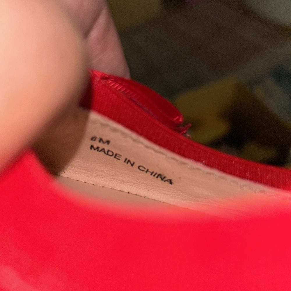 New Kate Spade ♠️ red Ballerina Flats with front bow - Picture 11 of 12